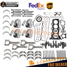 Fit Hyundai 1.6L G4FD Engine Rebuild Overhaul Kit w/Crankshaft & Connecting Rod