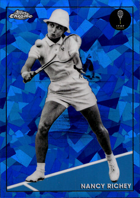 Nancy Richey 2021 Topps Chrome Sapphire Tennis Blue Sapphire SP Original 9 & HOF