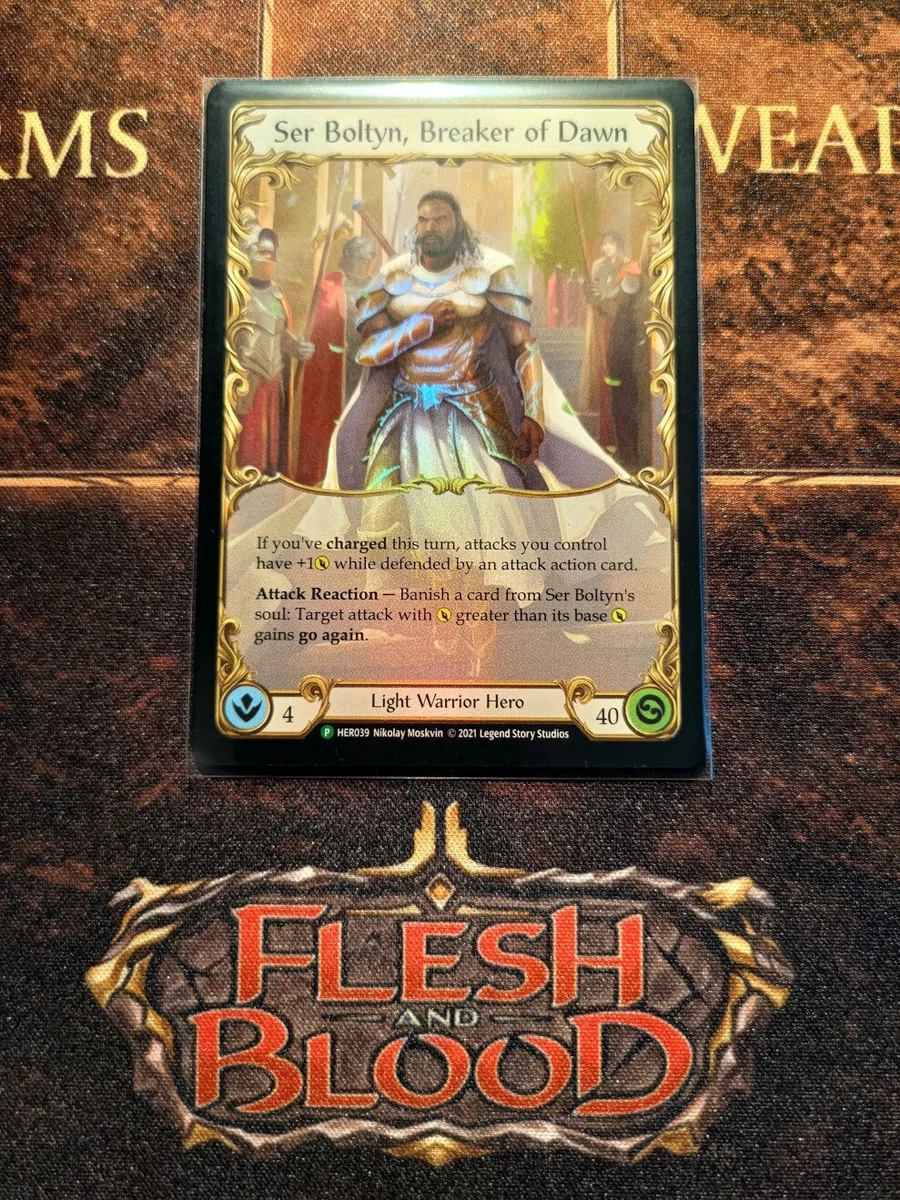 Flesh And Blood TCG - Ser Boltyn - Adult - Rainbow Foil Promo - HER039-P