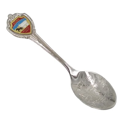 Vintage Salt Lake City Utah Souvenir Spoon US Collectible Beehive State