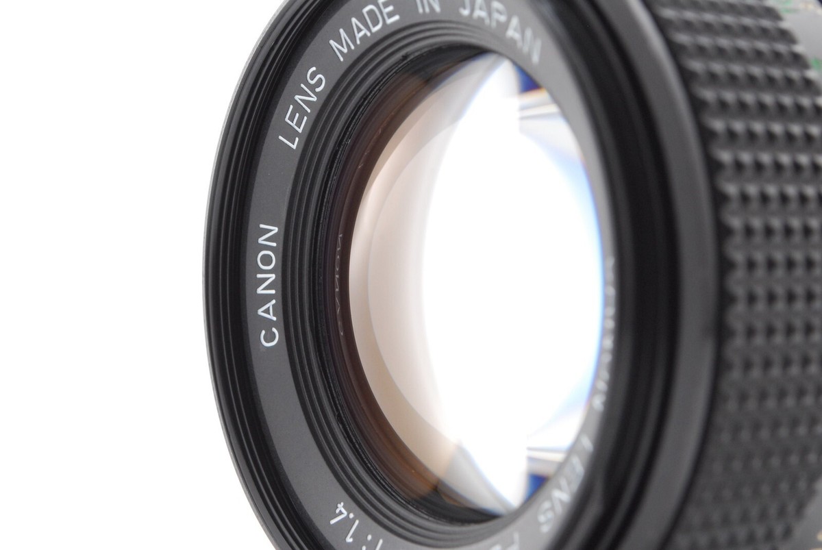 Canon New FD NFD 50mm f/1.4 MF Standard Prime Lens Tested JAPAN