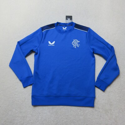 Glasgow Rangers Sweatshirt Womens UK 10 Castore Pullover Football EU 38 NWT