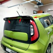 Factory Style Spoiler Wing Fit 2015-2019 Kia Soul Abs Glossy Black Factory Style Spoiler Wing Fit 2015-2019 Kia Soul Abs Glossy Black