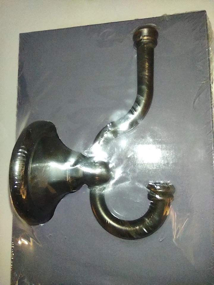 Gancho doble bata Franklin latón 113600 esencia bronce veneciano libertad herrajes Foto 3 de 4