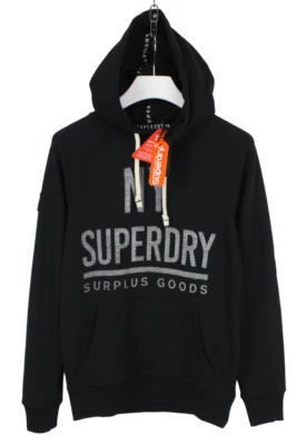 SUPERDRY Surplus Goods Graphic Hoodie Homme M Noir Sweat à Capuche - Photo 1/4