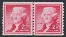US Scott # 1055b Line Pair - Mint NH - PSE Graded XF 90                 (P24-24)