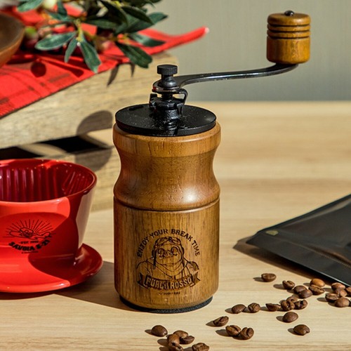 Porco Rosso manual coffee mill hand 