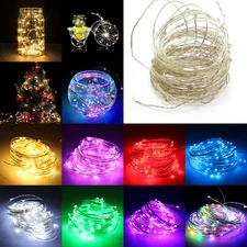 20/50/100 LED String Battery/USB/12V Supply Copper Wire Xmas Party Fairy Lights