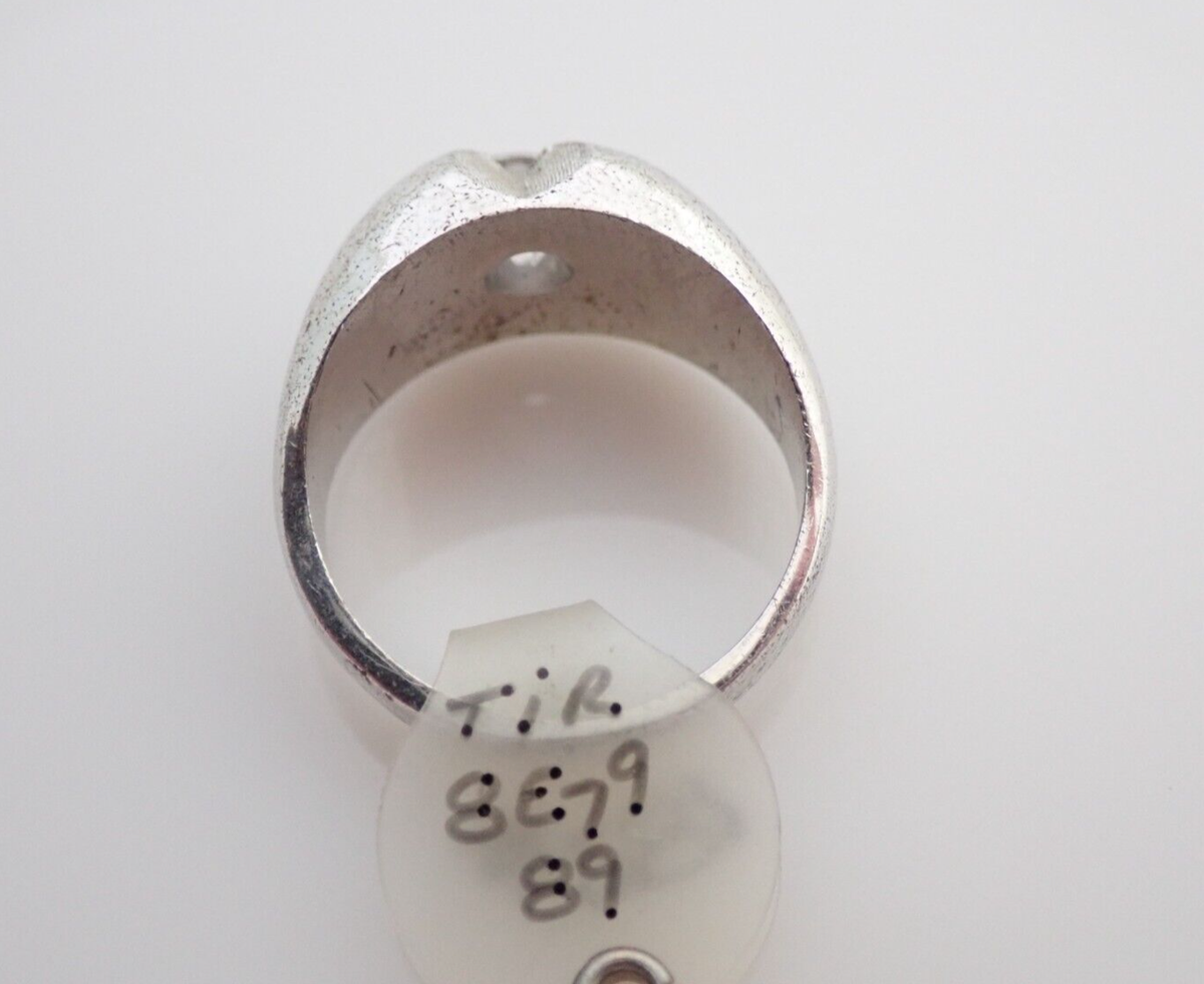 Vintage New Old Stock Sterling Silver Band Ring Sz 8 NOS | eBay