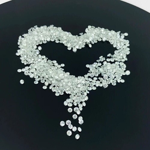 Lot De 100 Diamants Ronds Naturels D VVS1 0.50 Ct - Certifiés GDL, Qualité Excellente