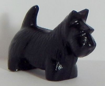 miniature dog figurines plastic