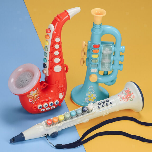 Kinder Trompete / Saxophon / Klarinette Kindergeschenk Mini Saxophon
