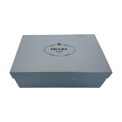 Authentic Prada Milano Empty Storage Gift Box w Tissue & Cards 12