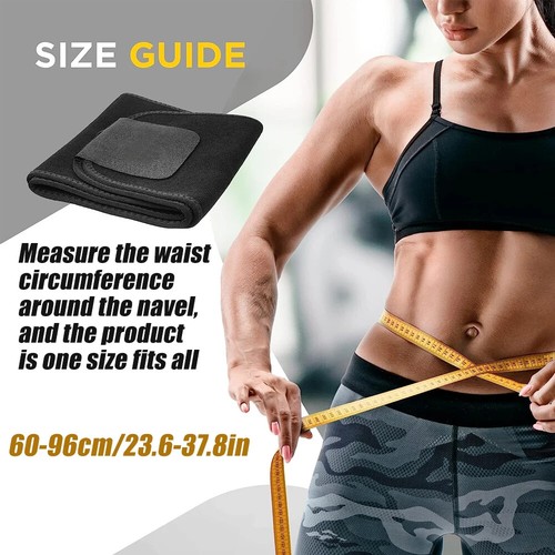 Waist Trimmer Exercise Workout Sauna Belt Stomach Trainer Slim Body Sweat Wrap - Picture 7 of 22