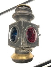 Early Ford Model 115 3 Color Brass Era Vintage Kerosene Light Antique Car Lamp