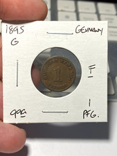 1895 G Germany 1 Pfennig