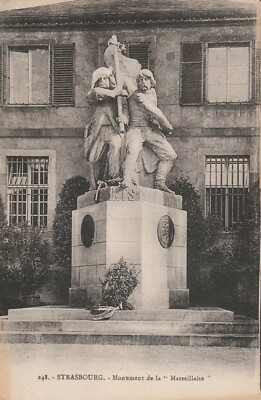 AK Strasbourg. Monument de la ''Marseillaise''1927