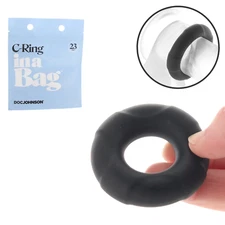 Thick Silicone Male Penis Ring Stretchable Men Cock Enhancer Long Lasting Sex ED
