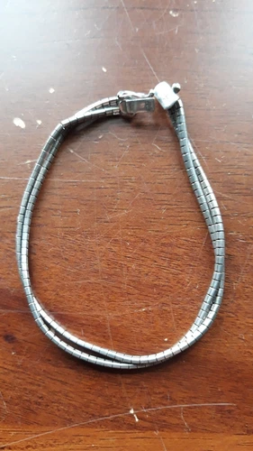 Sterling Silver Intertwined Bracelet  - Picture 1 of 7