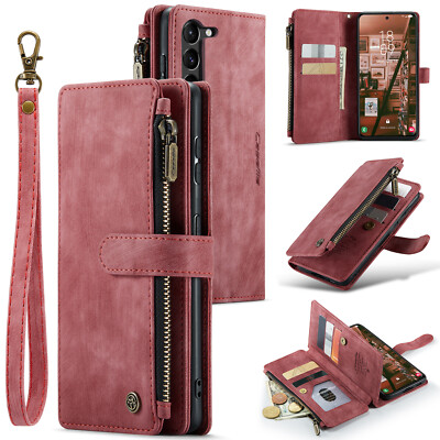 Leather Case For Samsung GalaxyS26 S25 S21 S22 S23 Ultra Wallet Stand Flip Cover