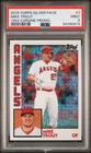 2019 TOPPS SILVER PACK MIKE TROUT #1 1984 CHROME PROMO PSA 9 MINT ANGELS