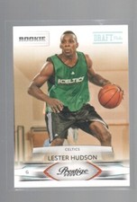 LESTER HUDSON 2009-10 PLAYOFF PRESTIGE DRAFT LIGHT BLUE ROOKIE CARD #248 /999