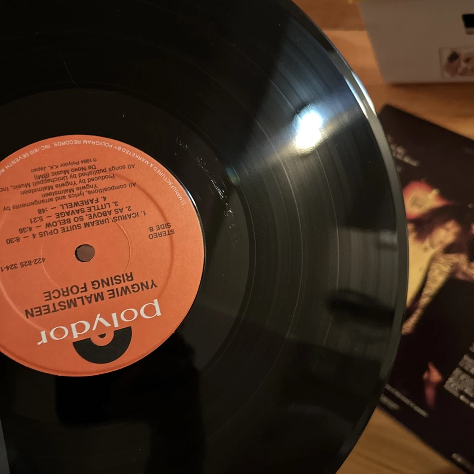 Yngwie J. Malmsteen Rising Force 1984 Vinyl Polydor 422 825 324 Play Tested VG + - Image 3 of 3