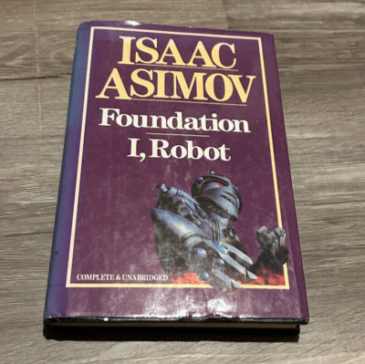Foundation and I, Robot (Omnibus) - Hardcover, by Isaac Asimov - Good 1984