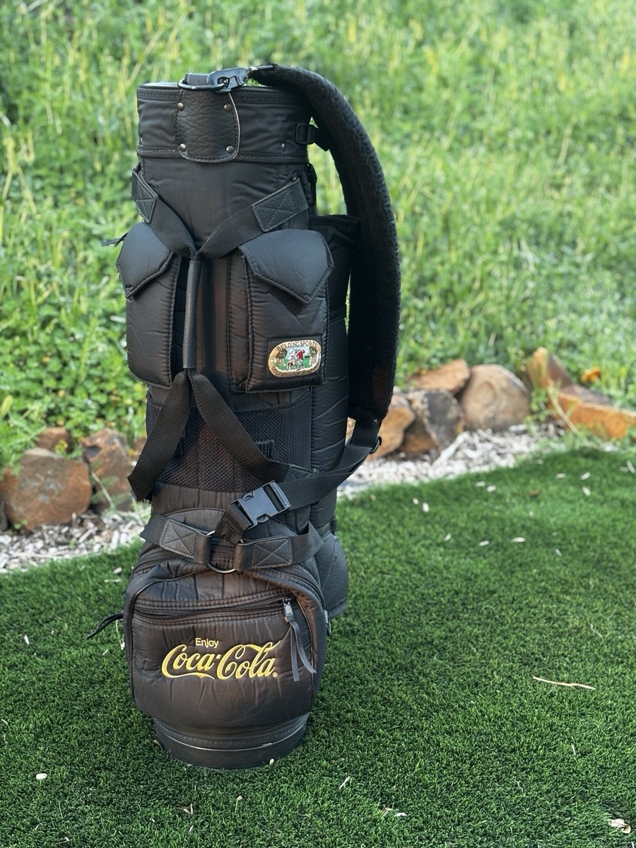 Vtg Belding Sports Golf Bag Original Bushwacker Coca-Cola Logo
