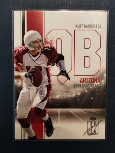 Kurt Warner #1 2024 Topps Signature Class card