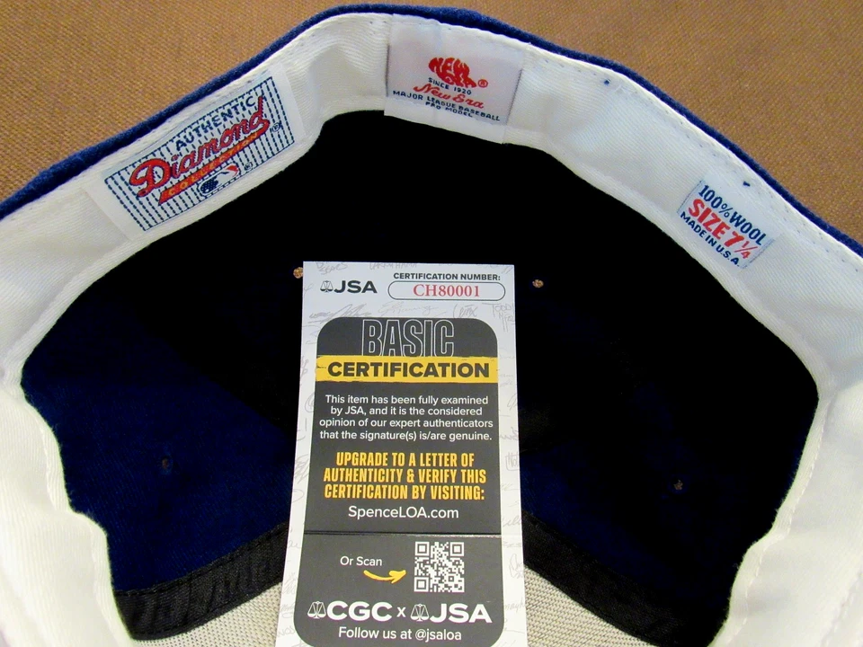 GORRA DE LANA PROFESIONAL KEN GRIFFEY JR MARINERS HOF FIRMADA AUTOMÁTICA DE COLECCIÓN NUEVA ERA JSA BEAUTY Foto 4 de 4