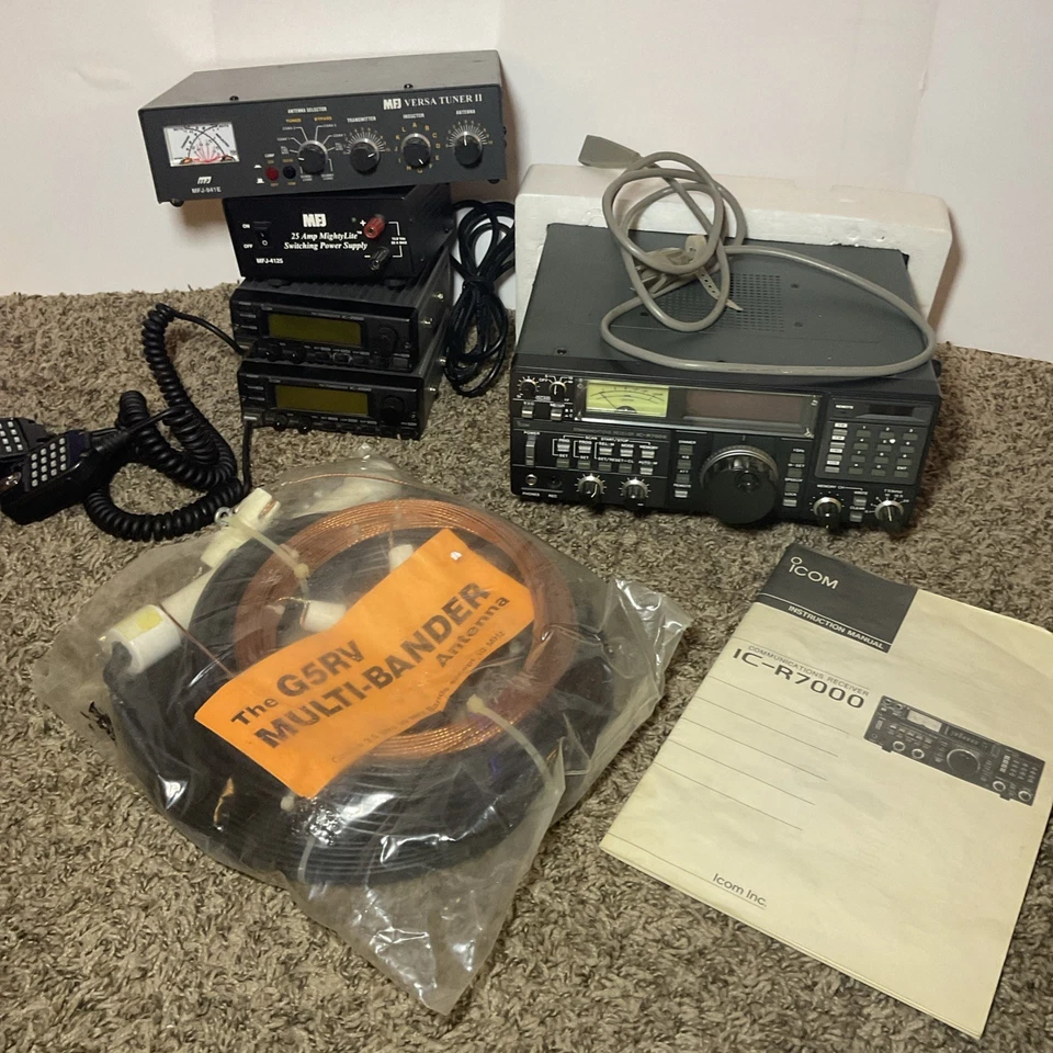 Lote de radioaficionado receptor de comunicación de banda ancha ICOM IC-R7000 HF, VHF, UHF Foto 2 de 4