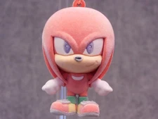 Sonic NEW * Knuckles Clip * Flocked Blind Bag Key Chain Series 5 Monogram