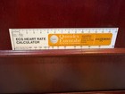 1972 ECG Heart Rate Calculator A.H. Robbins - Plastic 6 x 1.25 - Promo Ad — photo 1