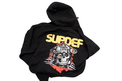 Superior Defense Tank 2025 SupDef Ripper Logo Black Hoodie