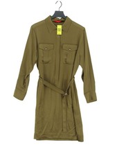 Carolina Herrera Shirt Midi Dress M in Green