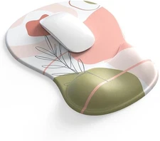 Comfortable Mouse Pad with Gel Wrist Rest, Ergonomic Mouse Pad for Pain Relief, 