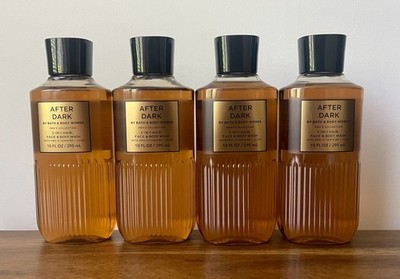 Bath & Body Works Men's 3-in-1 Body Wash. AFTER DARK, 10oz each, 4-pack