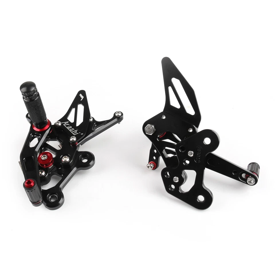 Полный комплект задних подножек подходит для 11–16 SUZUKI GSR750 GSXS750 GSX-S750 черный - Изображение 4 из 4