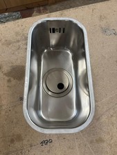 Abode Matrix R50 0.5 Bowl Brushed Stainless Steel Undermount Kitchen Sink AW5013