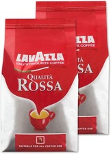 2 x 1kg Lavazza Qualita Rossa Coffee Beans Free UK Delivery 16.75 per kilo