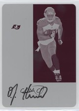 2017 Contenders Rookie Ticket RPS Printing Plate Magenta 1/1 OJ Howard Auto 05or