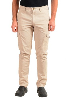 Hugo Boss Men's ''Kailo-W'' Beige Cargo Casual Pants