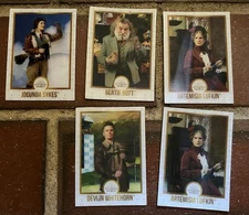 Lot of 5 Harry Potter Chocolate Frog Cards Wizarding World 3D Lenticular Bott