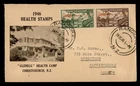 DR WHO 1946 NEW ZEALAND FDC HEALTH STAMP SEMI POST COMBO M81241