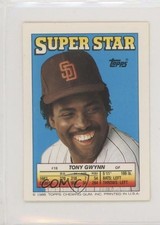 1988 Super Star Sticker Back Cards Tony Gwynn Andres Thomas Julio Franco HOF 4ye