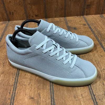 Rothy s Womens The Lace Up Shoes Storm Gray Knit Breathable Size 9.5