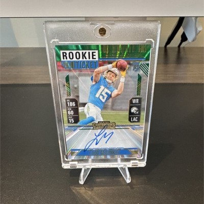 Ladd McConkey 2024 Panini Contenders Rookie Auto #110 Los Angeles Chargers