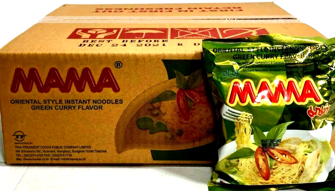 Mama Green Curry Instant Noodles 1.94 oz x 30 Packs ~09/2026 | eBay