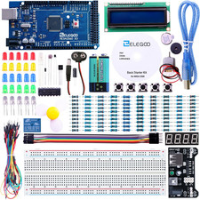 Mega R3 2560 Project Starter Kit Compatible with Arduino IDE MEGA - Including 16